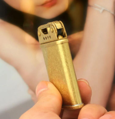 Zorro Antik Pirinç Benzinli Slim Çakmak