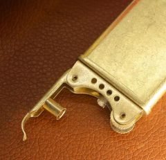 Zorro Antik Pirinç Benzinli Slim Çakmak