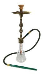 Elmas Nargile Pirinç Tuğra İşleme Nargile Takımı