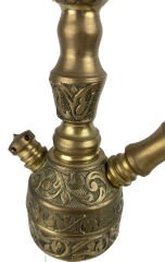 Elmas Nargile Pirinç Tuğra İşleme Nargile Takımı