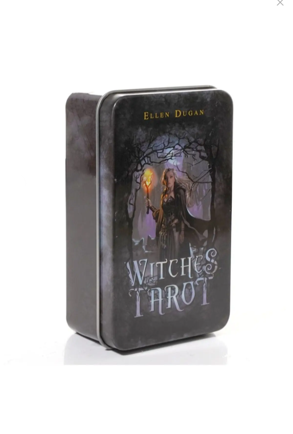 The Witches Tarot Kağıdı Metal Kutulu Tarot Destesi İngilizce
