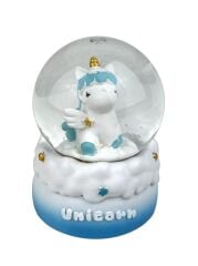 Prenses Unicorn Işıklı Kar Küresi