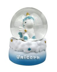 Prenses Unicorn Işıklı Kar Küresi