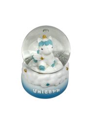 Prenses Unicorn Işıklı Kar Küresi