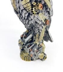 Steampunk Kartal Biblo Heykel