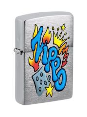 Zippo Old School Graffiti Dizayn Çakmak