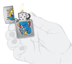 Zippo Old School Graffiti Dizayn Çakmak