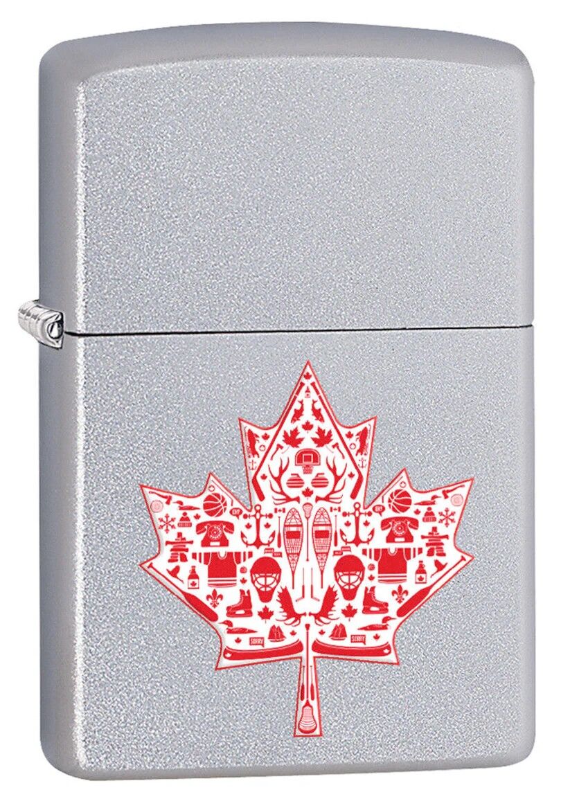 Zippo Maple Leaf - Akçaağaç Yaprağı Dizayn Çakmak