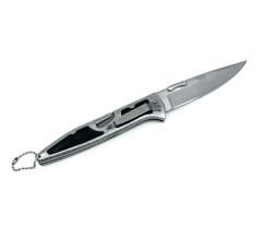 İşlemeli Krom-Siyah Saplı Katlanır Çakı