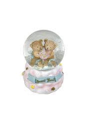 Sweet Bebi - Sevimli Ayıcıklar Işıklı ve Müzikli Kar Küresi