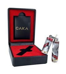 Caka Valera Ortadan Kırılan Benzinli Pirinç Gemici (Muhtar) Çakmağı - Scarlet