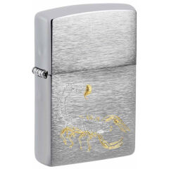 Zippo Scorpion - Akrep Brushed Chrome Dizayn Çakmak