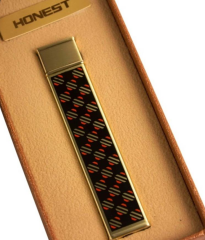 Slim Metal Çakmak - Taşlı Gazlı