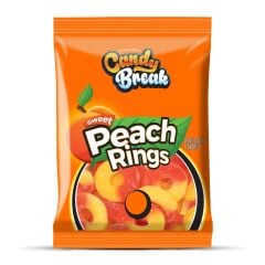 Candy Break Peach Rings Şeftali Aromalı Yumuşak Şeker 113 Gr