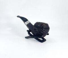 Peterson Sherlock Holmes Rusticated Squire 9mm. Filtreli Vulcanite Saplı Pipo 205721