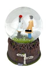 Left or Right Işıklı Kar Küresi