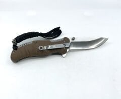 Deep Carve Soft Kamp Bıçağı - Kahverengi