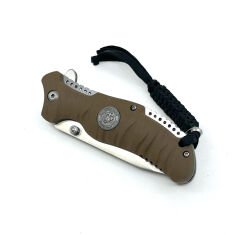 Deep Carve Soft Kamp Bıçağı - Kahverengi