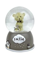 Smile Ayıcık Işıklı Kar Küresi
