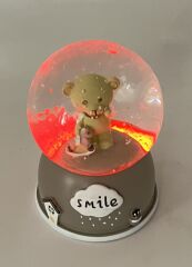 Smile Ayıcık Işıklı Kar Küresi