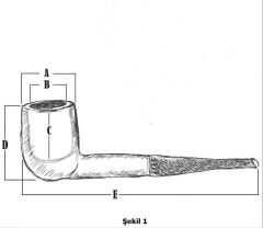 Peterson System Spigot Sandblasted 69 9mm. Filtreli Akrilik Saplı Pipo 205273