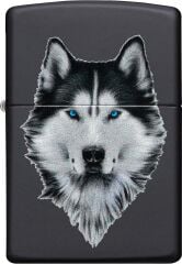Zippo Siberian Husky Black Matte Dizayn Çakmak