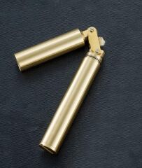 Kırılan Çakmak Benzinli Slim Slindir Mat Gold