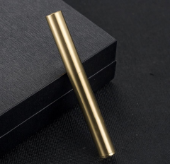 Kırılan Çakmak Benzinli Slim Slindir Mat Gold