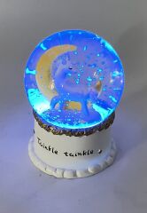Tainkle Unicorn Işıklı Kar Küresi