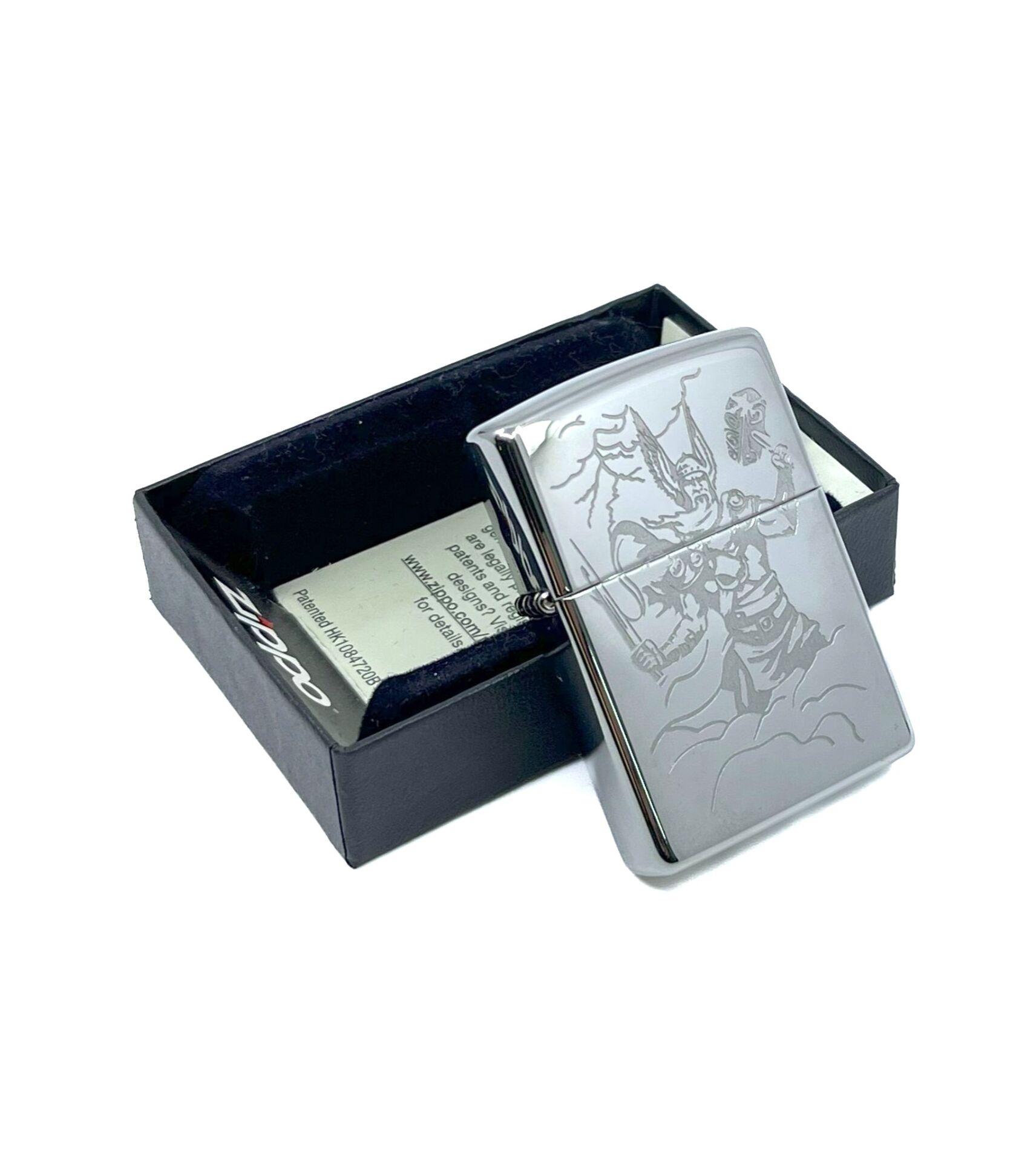 Zippo High Polish Chrome Thor Dizayn Çakmak