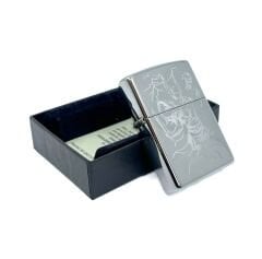 Zippo High Polish Chrome Thor Dizayn Çakmak