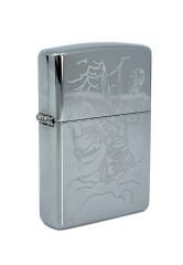 Zippo High Polish Chrome Thor Dizayn Çakmak