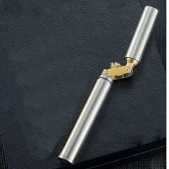 Kırılan Çakmak Benzinli Slim Slindir Mat Krom