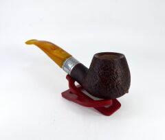 Rattray's Monarch Sandblast 4 9mm. Filtreli Akrilik Saplı Pipo 157700