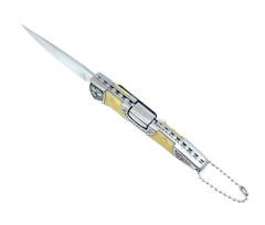 Pointer İşlemeli Katlanır Çakı - Krem