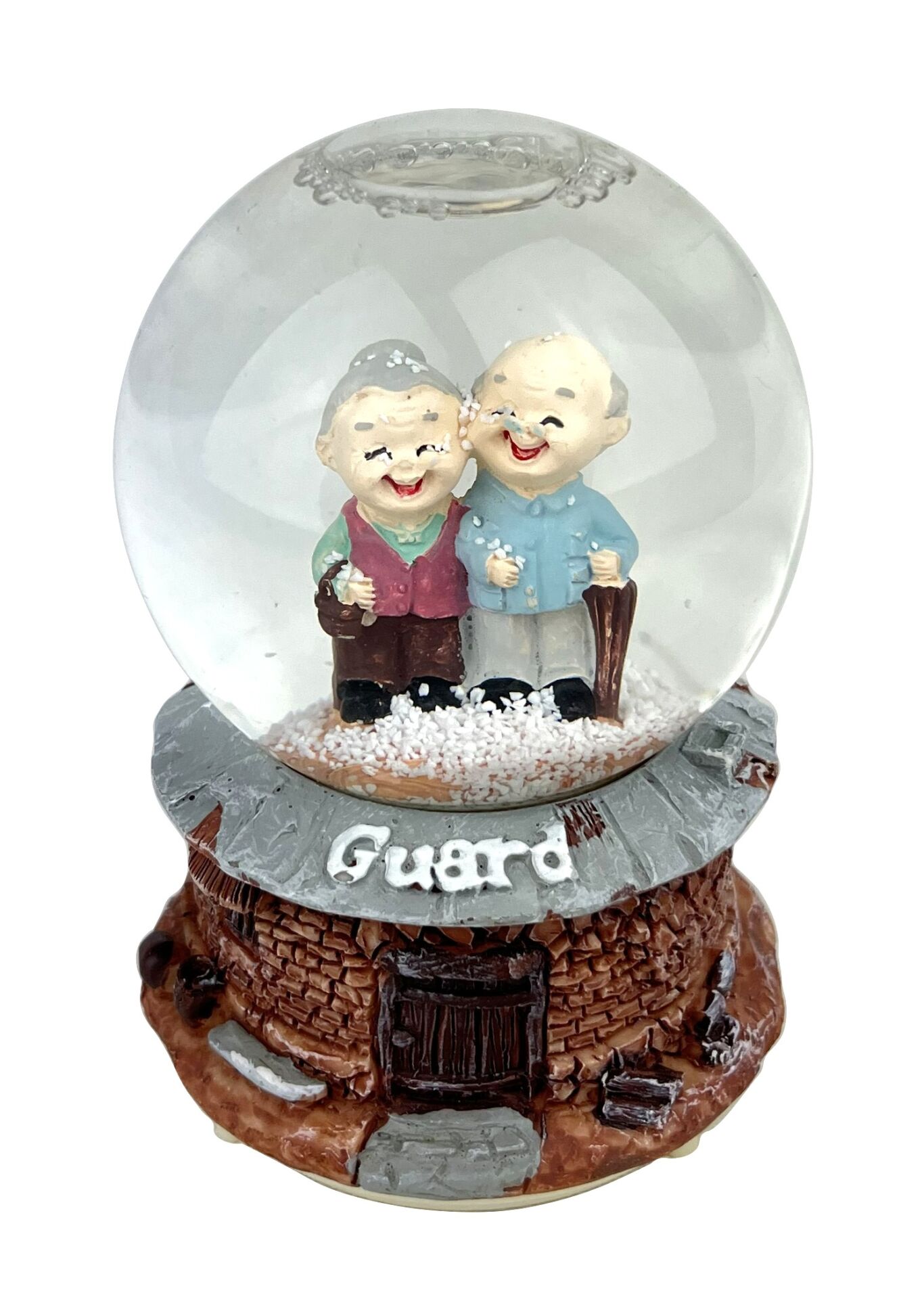 Guard Sevimli İhtiyarlar Işıklı ve Müzikli Kar Küresi
