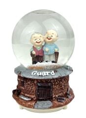 Guard Sevimli İhtiyarlar Işıklı ve Müzikli Kar Küresi