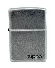 Zippo Antique Silver Logo Dizayn Çakmak