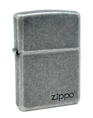 Zippo Antique Silver Logo Dizayn Çakmak