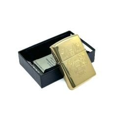Zippo High Polish Brass Dragon Head Dizayn Çakmak