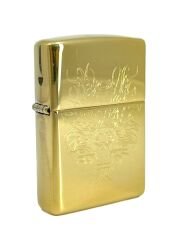 Zippo High Polish Brass Dragon Head Dizayn Çakmak