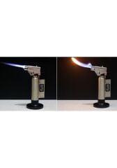 Ayaklı Tourch Jet Çakmak Krom