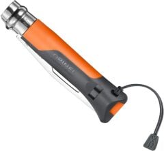 Opinel Inox No 08 Paslanmaz Çelik Outdoor Çakı - Turuncu