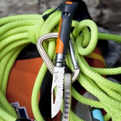 Opinel Inox No 08 Paslanmaz Çelik Outdoor Çakı - Turuncu