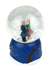 Warm Love Sevgililer Işıklı ve Müzikli Kar Küresi