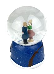 Warm Love Sevgililer Işıklı ve Müzikli Kar Küresi
