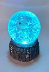 Şanslı Kedi - Lucky Cat Işıklı ve Müzikli Kar Küresi Büyük Boy