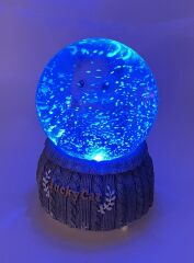 Şanslı Kedi - Lucky Cat Işıklı ve Müzikli Kar Küresi Büyük Boy