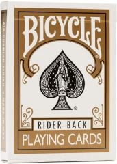 Bicycle Rider Back Gold Oyun İskambil Kartı