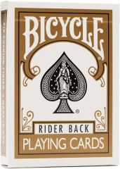 Bicycle Rider Back Gold Oyun İskambil Kartı